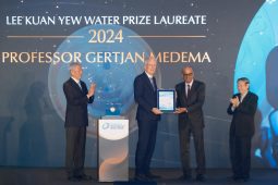 Singapore eert Gertjan Medema met Lee Kuan Yew Water Prize 2024